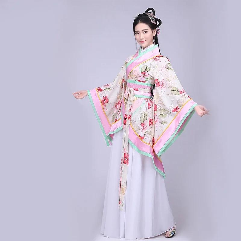 Women Traditional Han Style Female Han Dress Ceremony Chinese Style Ancient Dress Improvement Wide Sleeve Ru Skirt